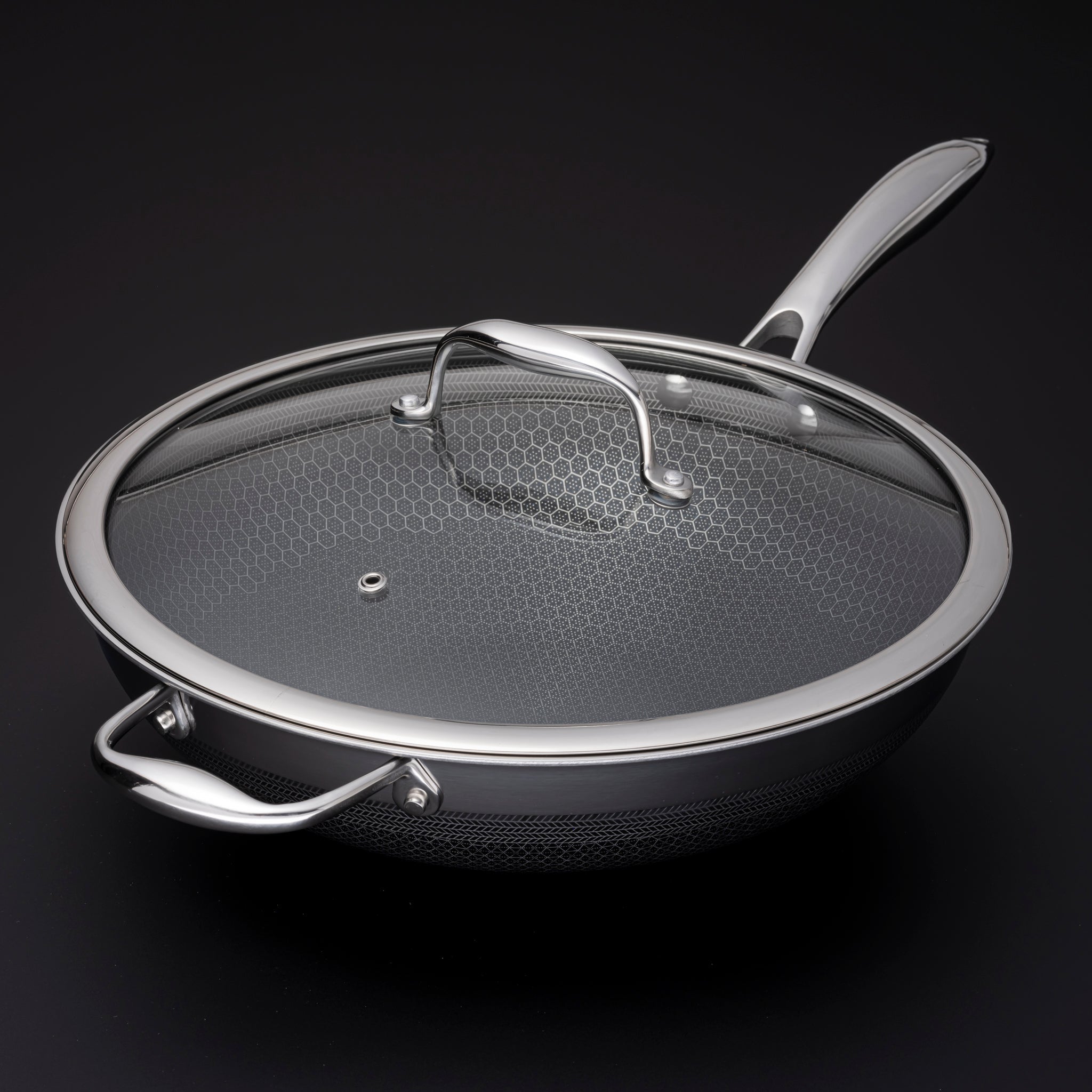 Hybrid Wok with Lid, 12"